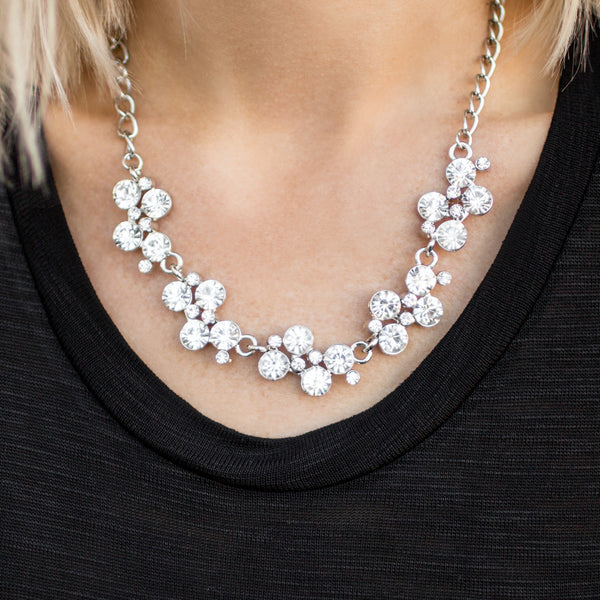 Hollywood Hills ~ White Necklace