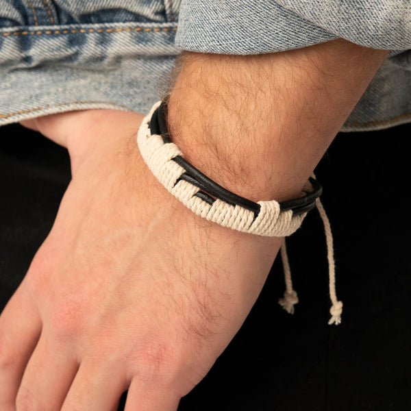 Nautical Distance ~ Black Bracelet