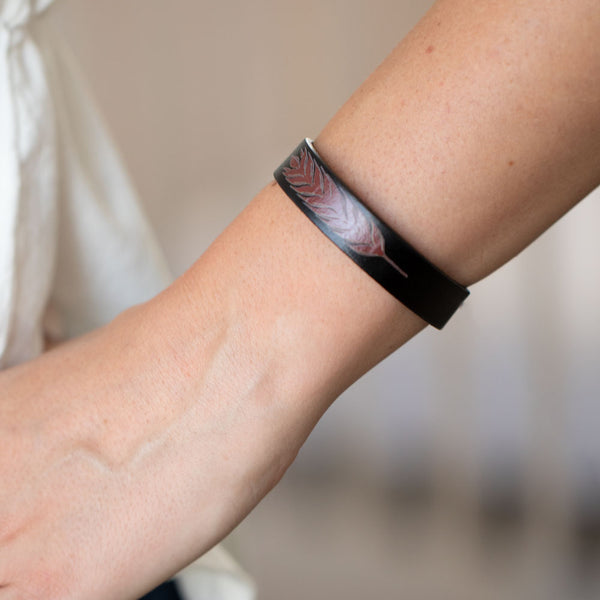 This Quill All Be Yours ~ Black Bracelet