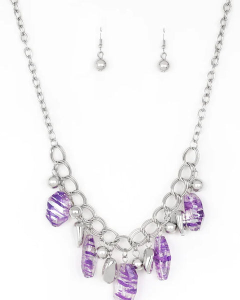 Chroma Drama ~ Purple Necklace