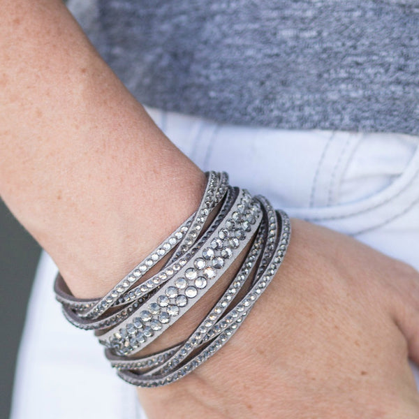 Friends Who SLAY Together ~ Silver Urban Bracelet