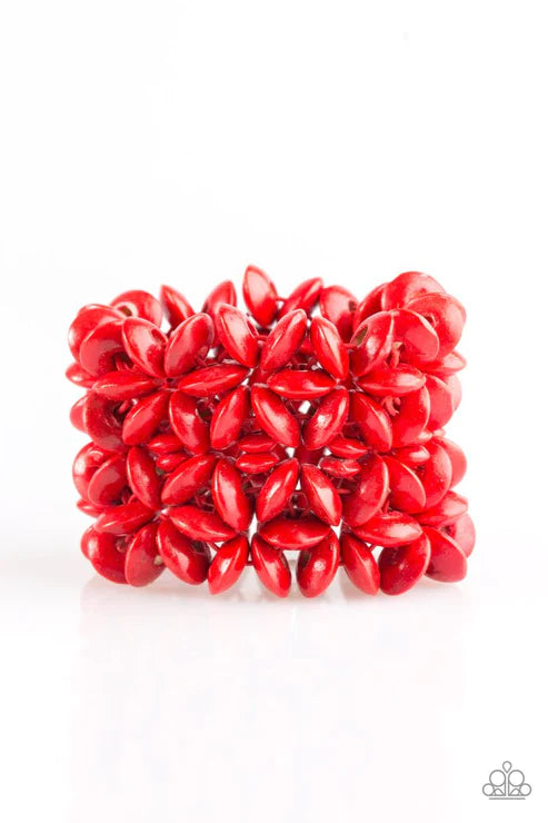 Hawaii Haven ~ Red Bracelet