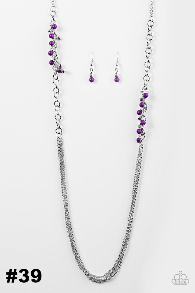 In For A Surprise ~ Purple Necklace