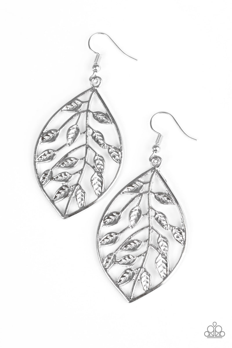 Lay It On The VINE ~ Silver Earrings