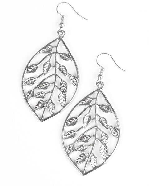 Lay It On The VINE ~ Silver Earrings