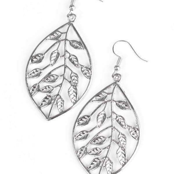 Lay It On The VINE ~ Silver Earrings