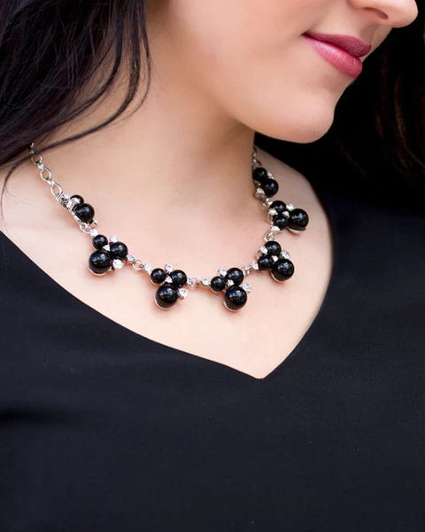 Toast To Perfection ~ Black Necklace