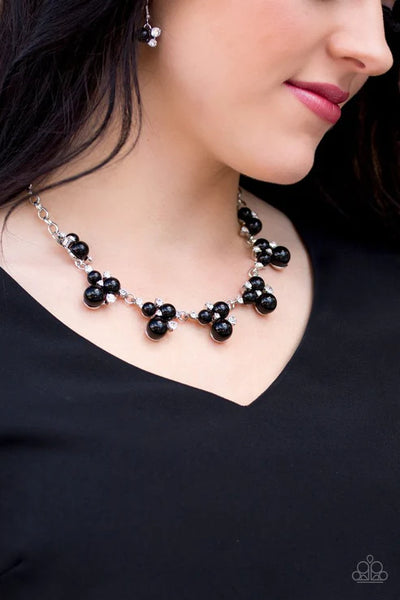 Toast To Perfection ~ Black Necklace