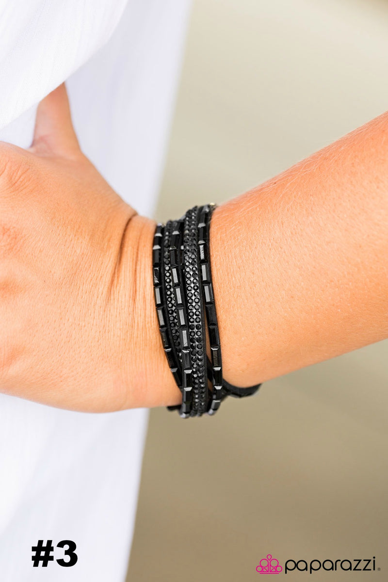 Welcome To The Fashion Show ~ Black Urban Bracelet