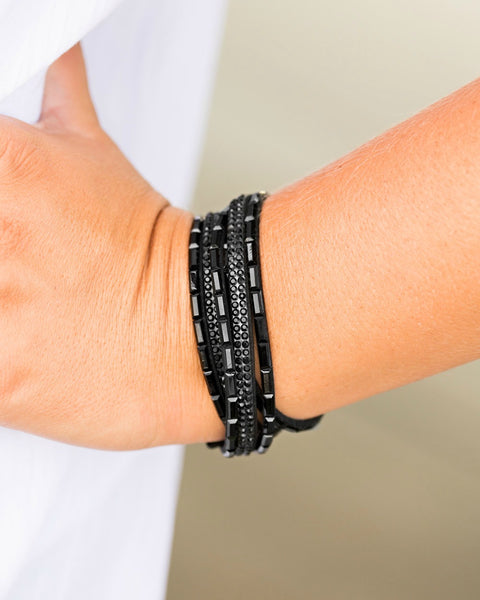 Welcome To The Fashion Show ~ Black Urban Bracelet