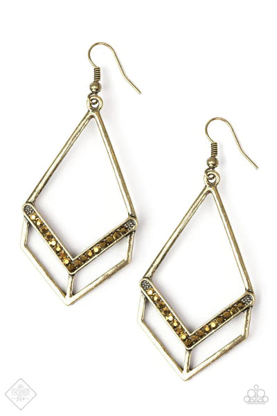 Absolute Alpha ~ Brass Earrings