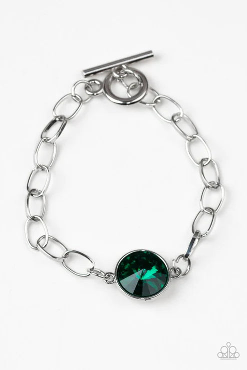 All Aglitter ~ Green Bracelet