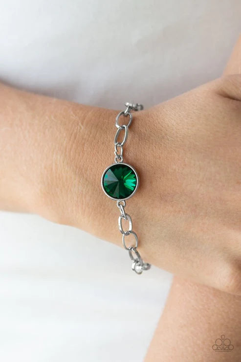 All Aglitter ~ Green Bracelet