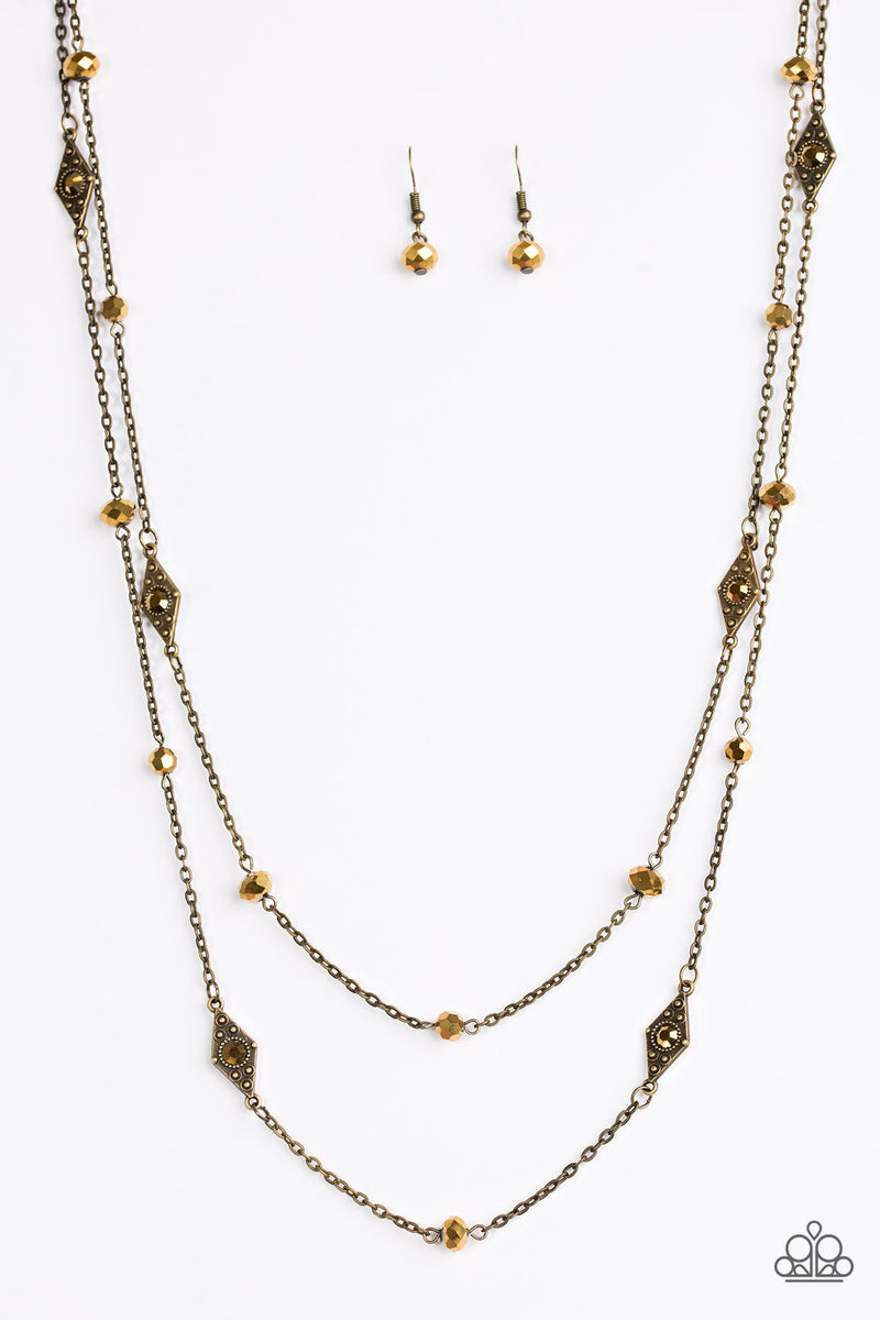 All Glam All The Time ~ Brass Necklace