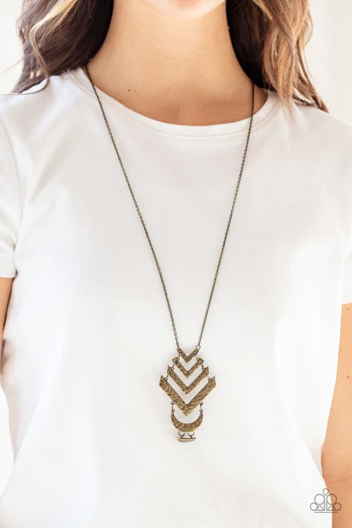 Artisan Edge ~ Brass Necklace