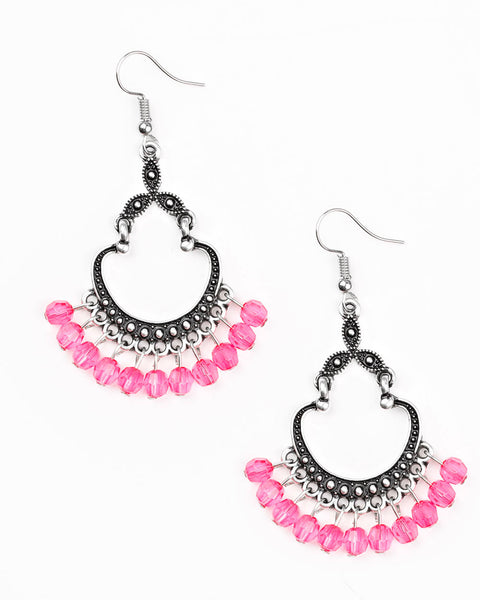 Babe Alert ~ Pink Earrings