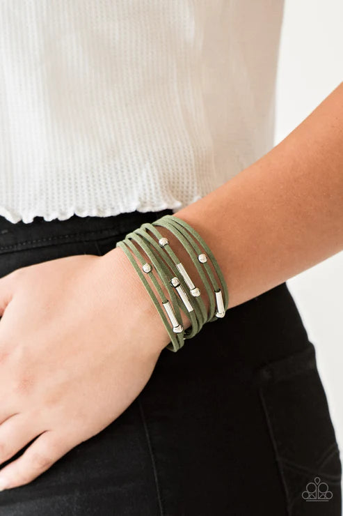 Back To BACKPACKER ~ Green Bracelet