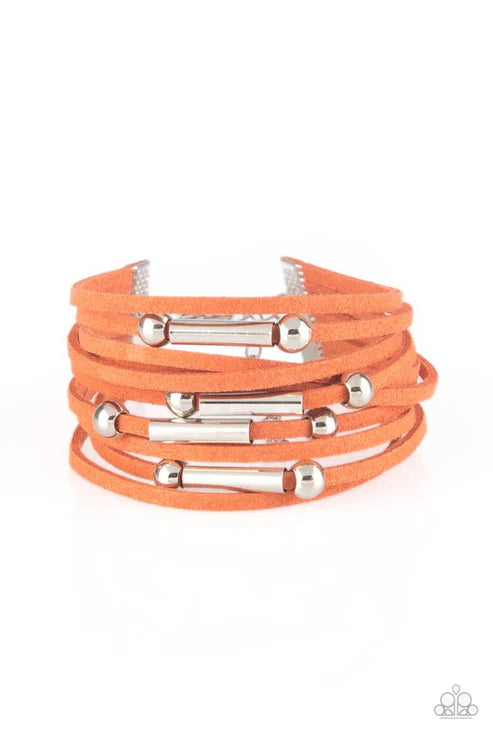 Back to Backpacker ~ Orange Bracelet