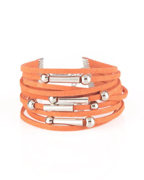 Back to Backpacker ~ Orange Bracelet