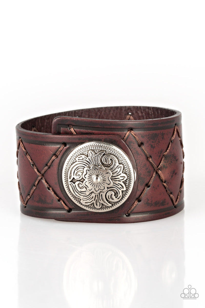 Badlands Bandit ~ Brown Bracelet