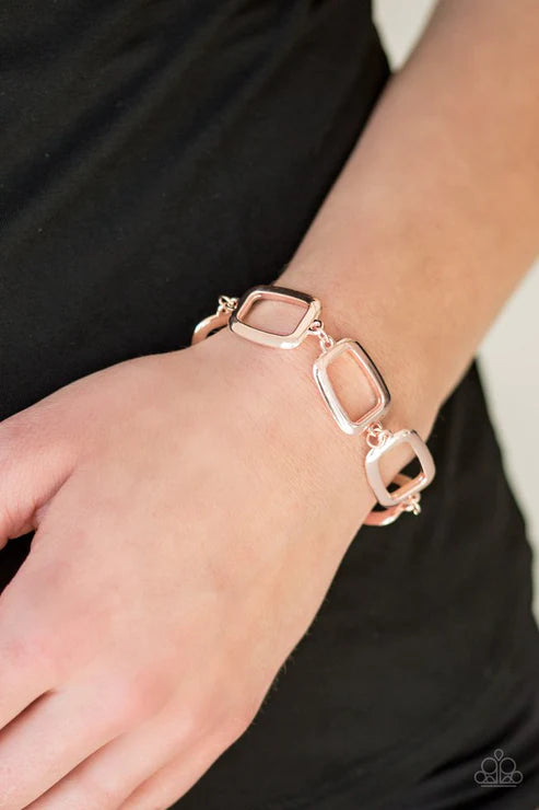 Basic Geometry ~ Rose Gold Bracelet