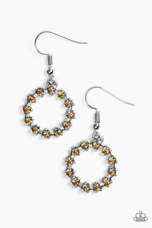 Be Bubbly ~ Brown Earrings