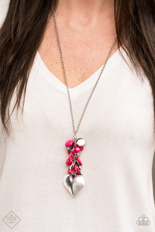 Beach Buzz ~ Pink Necklace