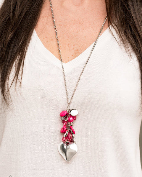 Beach Buzz ~ Pink Necklace