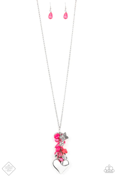 Beach Buzz ~ Pink Necklace