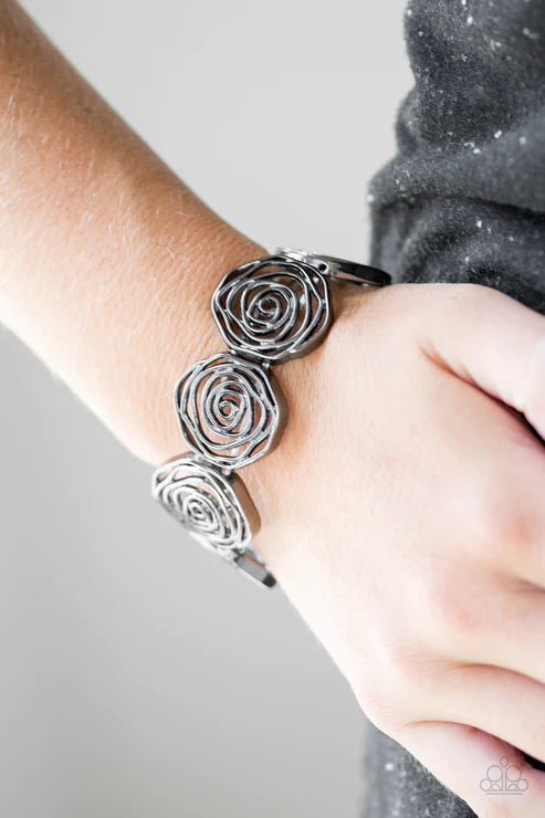 Beat Around The ROSEBUSH ~ Black Bracelet