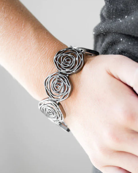 Beat Around The ROSEBUSH ~ Black Bracelet