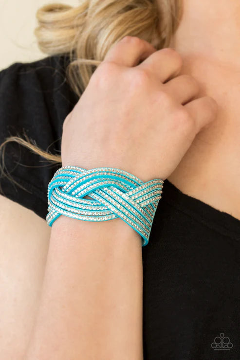 Big City Shimmer ~ Blue Bracelet