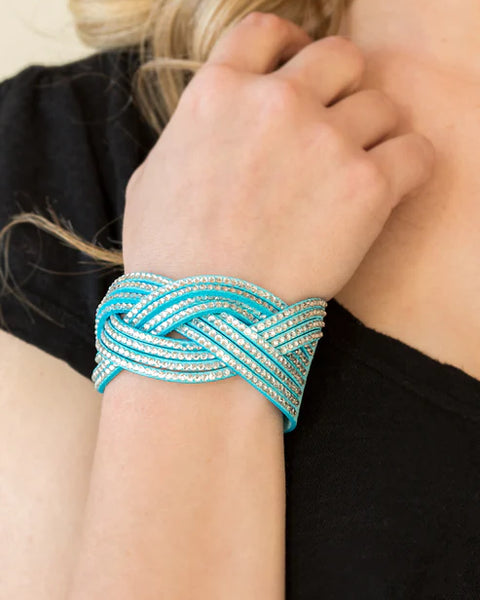 Big City Shimmer ~ Blue Bracelet