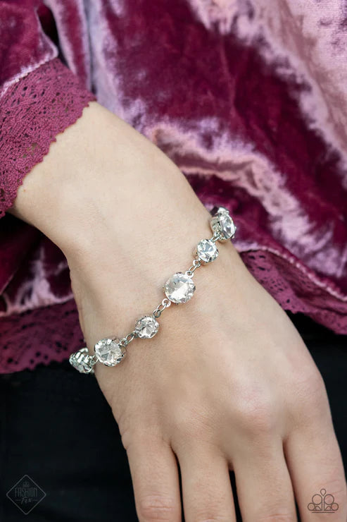 Bippity Boppity BLING ~ White Bracelet