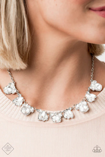 BLING To Attention ~ White Necklace