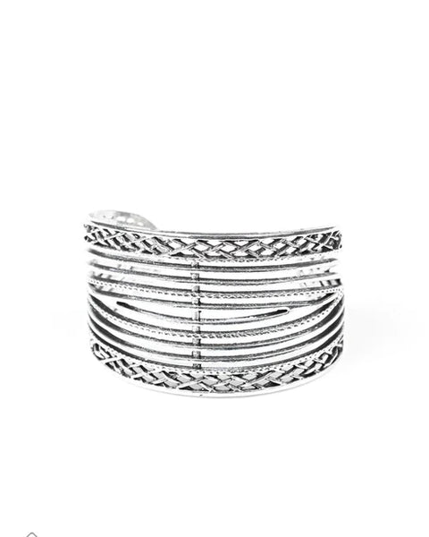 Brace Yourself ~ Silver Bracelet