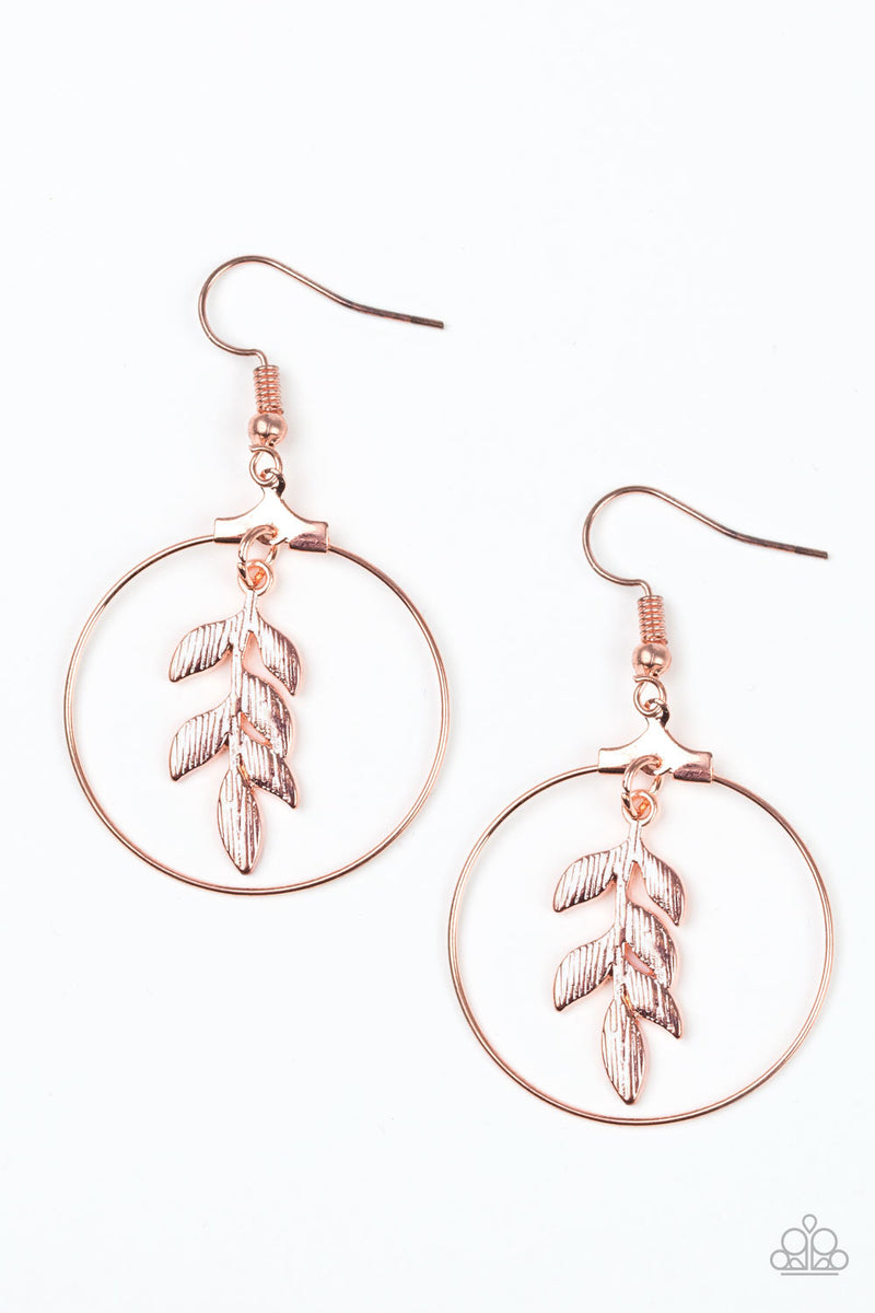 Branching Into Boho ~ Copper Earrings