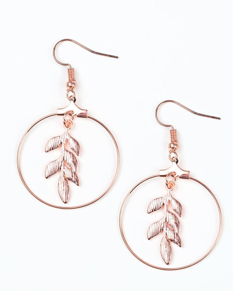 Branching Into Boho ~ Copper Earrings