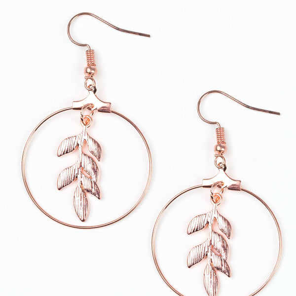 Branching Into Boho ~ Copper Earrings