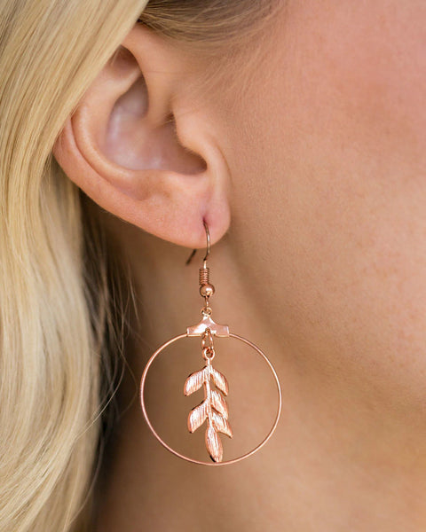 Branching Into Boho ~ Copper Earrings