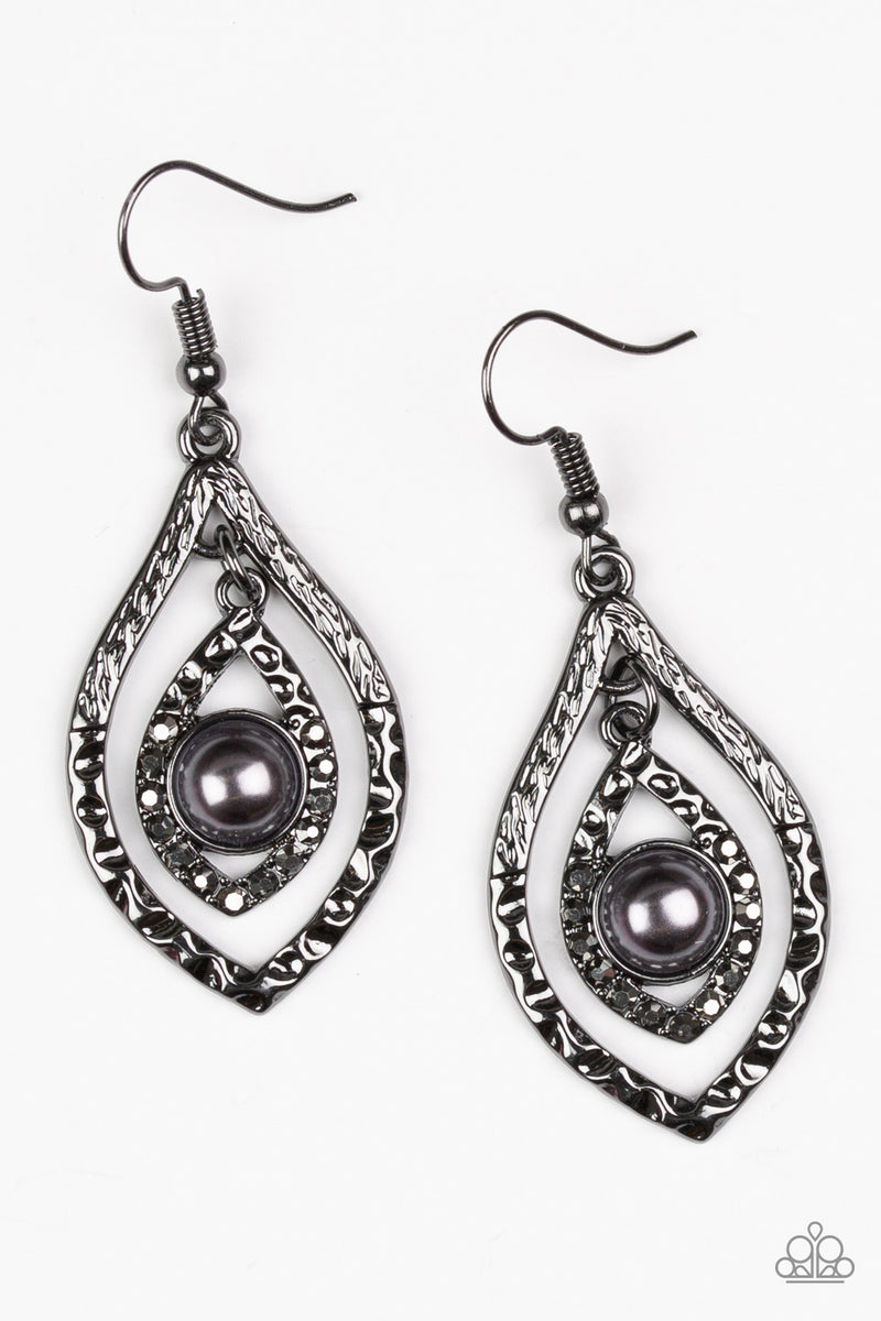 Breaking Glass Ceilings ~ Black Earrings