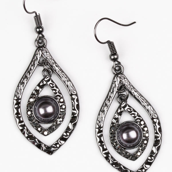 Breaking Glass Ceilings ~ Black Earrings