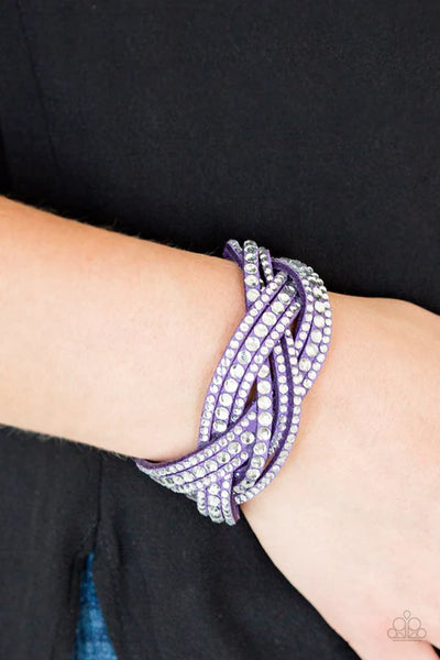 Bring On The Bling ~ Purple Bracelet