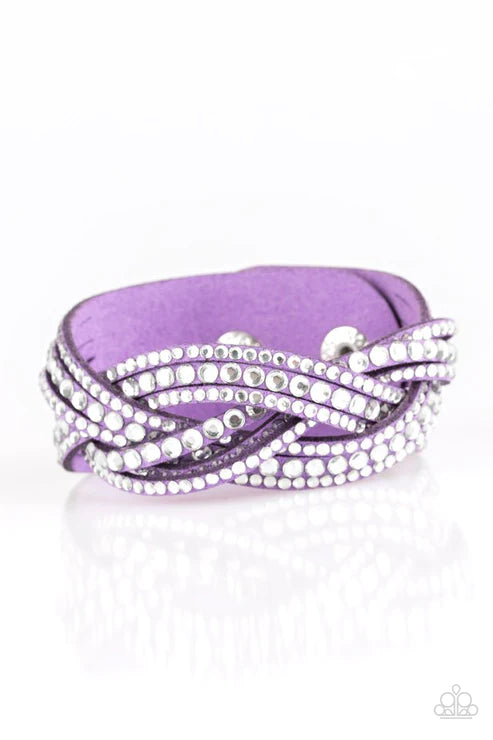 Bring On The Bling ~ Purple Bracelet