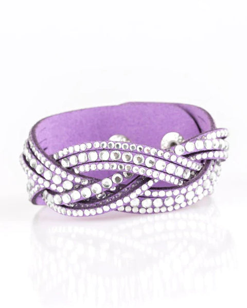 Bring On The Bling ~ Purple Bracelet