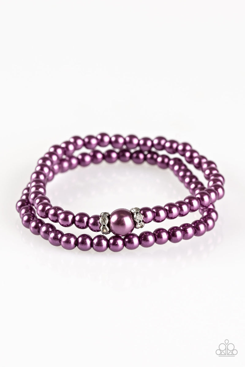 Cambridge Chic ~ Purple Bracelet