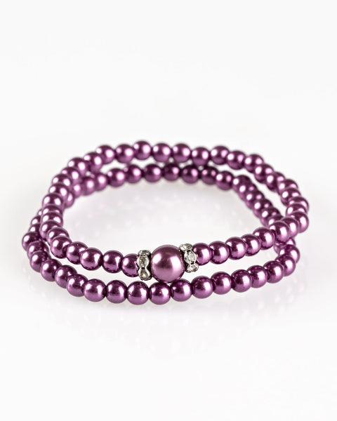 Cambridge Chic ~ Purple Bracelet