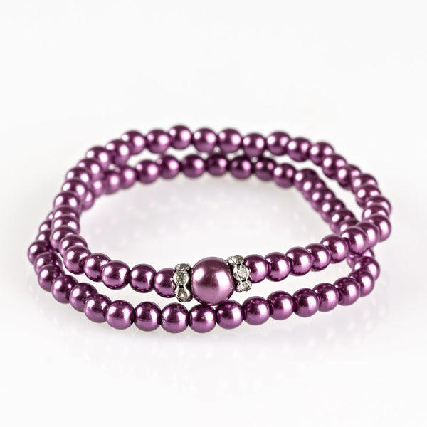 Cambridge Chic ~ Purple Bracelet