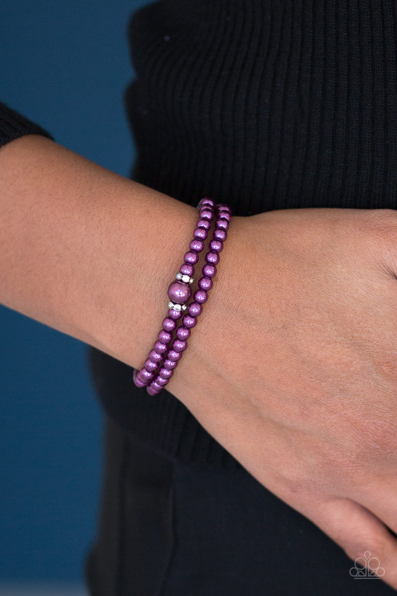 Cambridge Chic ~ Purple Bracelet