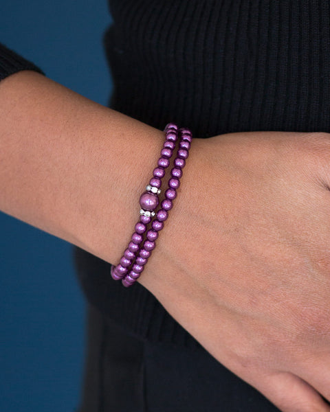 Cambridge Chic ~ Purple Bracelet